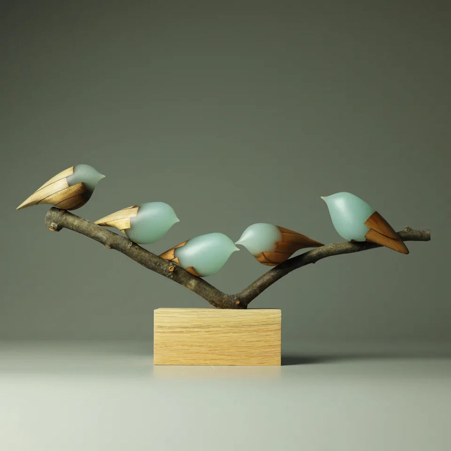 Family of Birds Sculpture 85