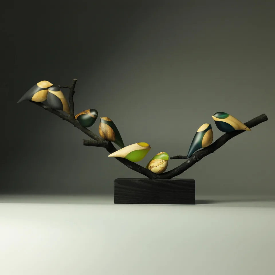 Family of Birds Sculpture 131