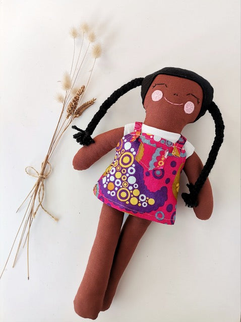 Imibongo kaMakhulu Fabric Doll