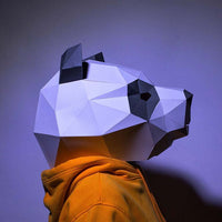 3D PaperCraft Panda Mask Kit