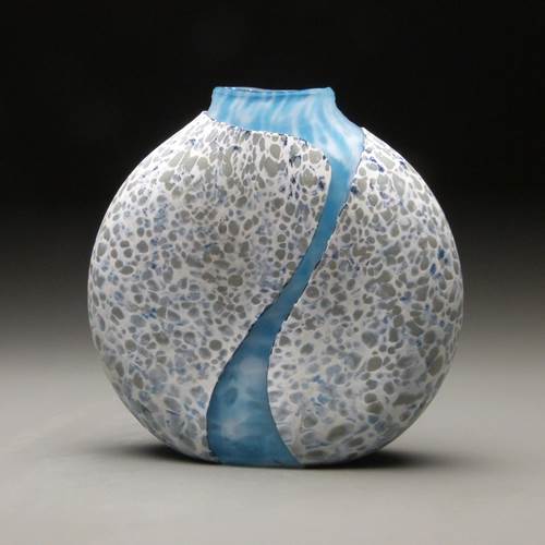Thomas Spake White Flow Vase