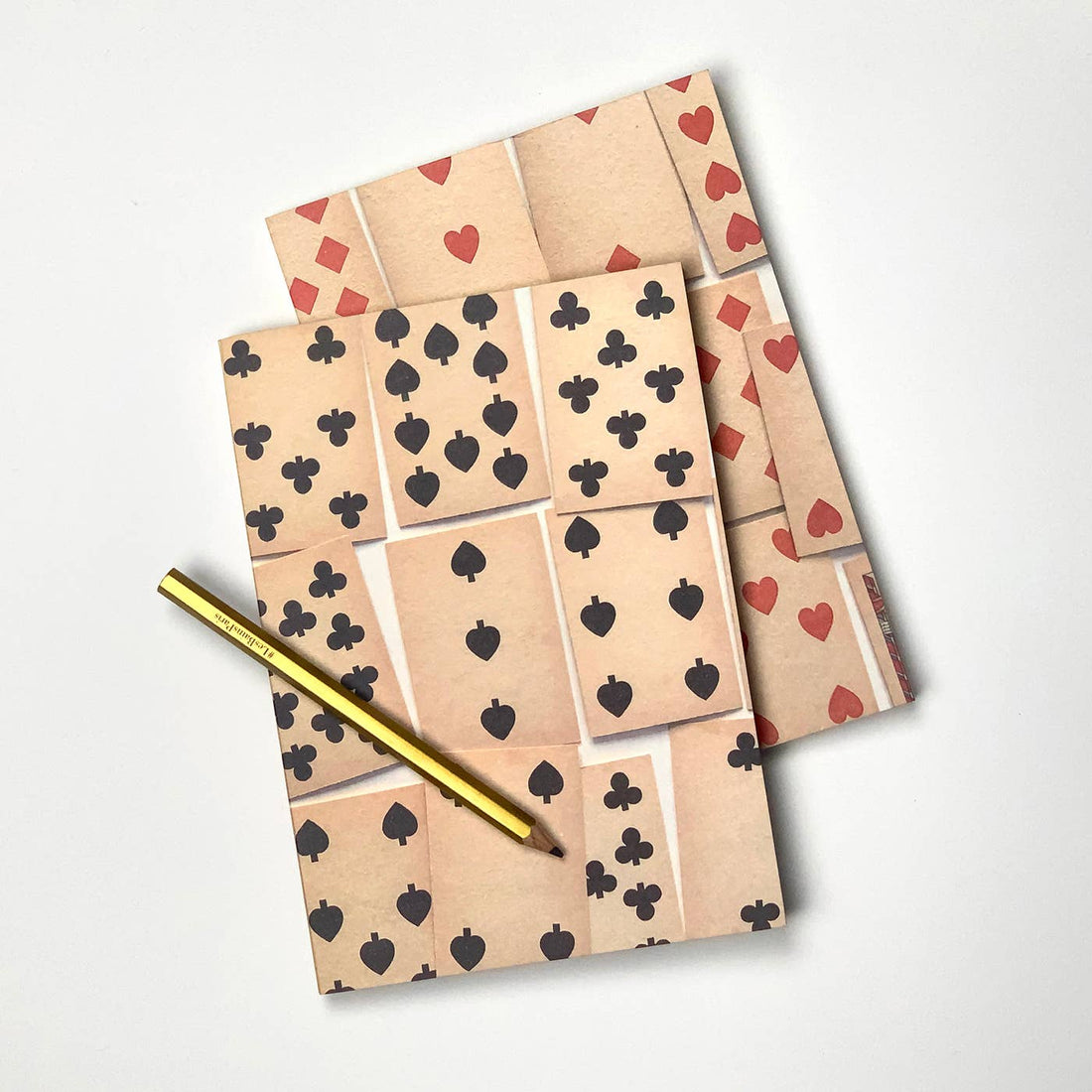 Gold-Edged Playing Cards Journal (Set of 2)