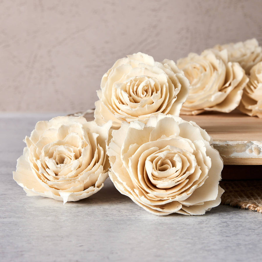 Sophia™ Flowers (sola wood) - Set of 12 - 2.5 Inches