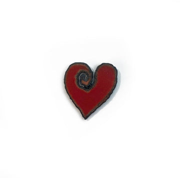 Recycled Metal Heart Magnet