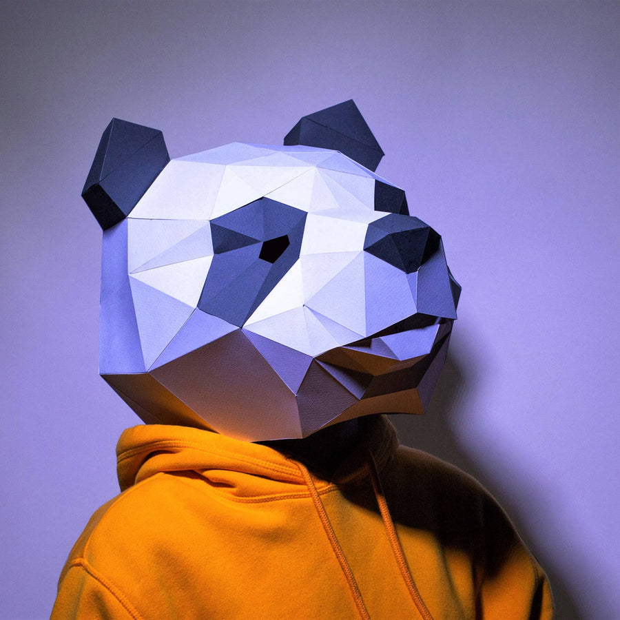 3D PaperCraft Panda Mask Kit