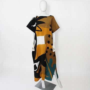 Black and Gold Kaftan