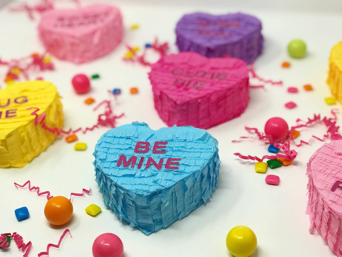 Mini Heart Piñatas