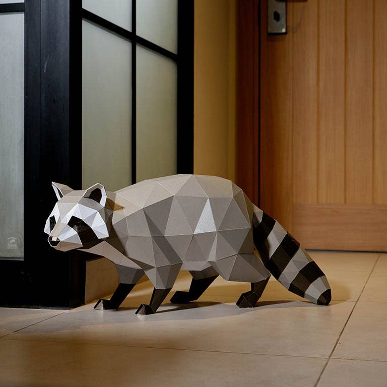 Raccoon 3D PaperCraft Model