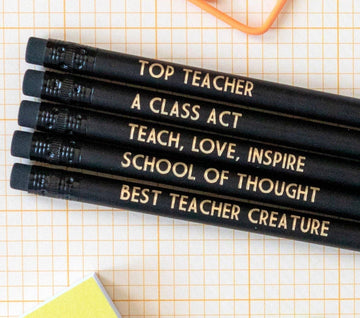 Teacher Pencil Set - Best Teacher Creature