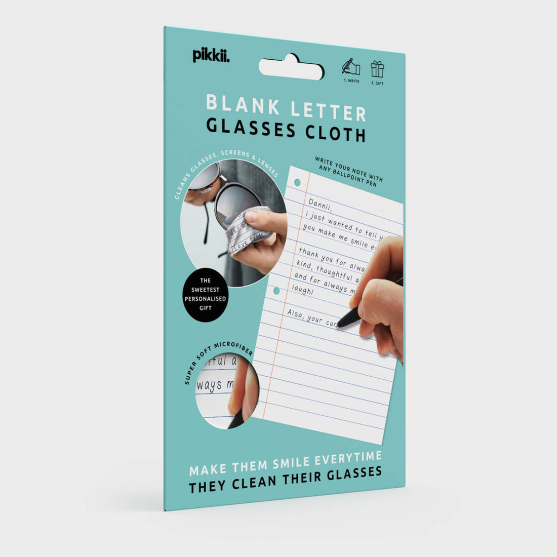 Personalized Letter Glasses Cloth