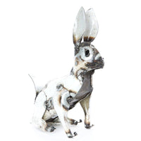 White Recycled Oil Drum Rabbits