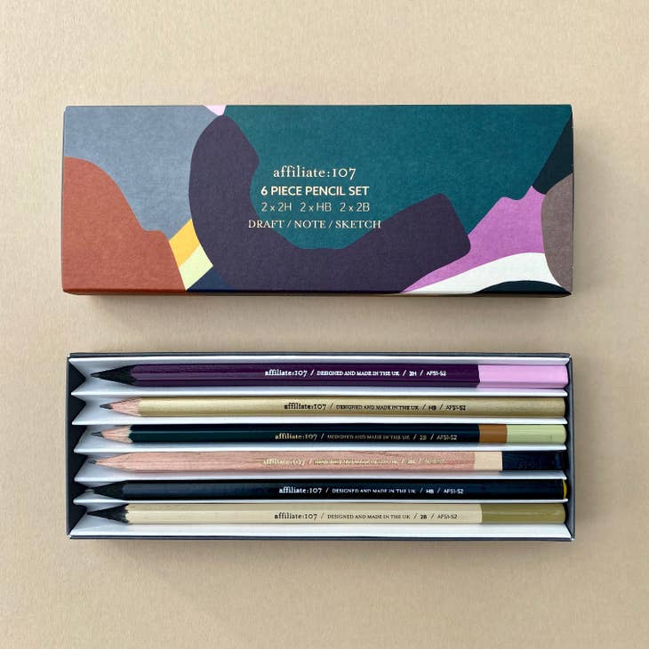 Six Piece Pencil Set- Palette