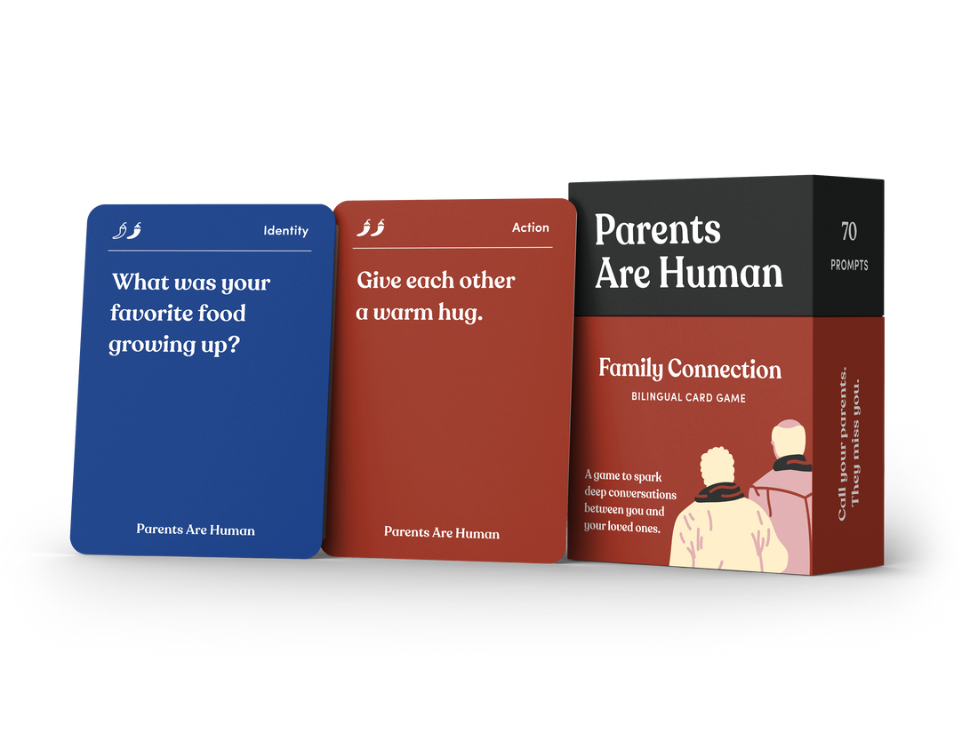 Parents Are Human English and Spanish Edition Card Deck