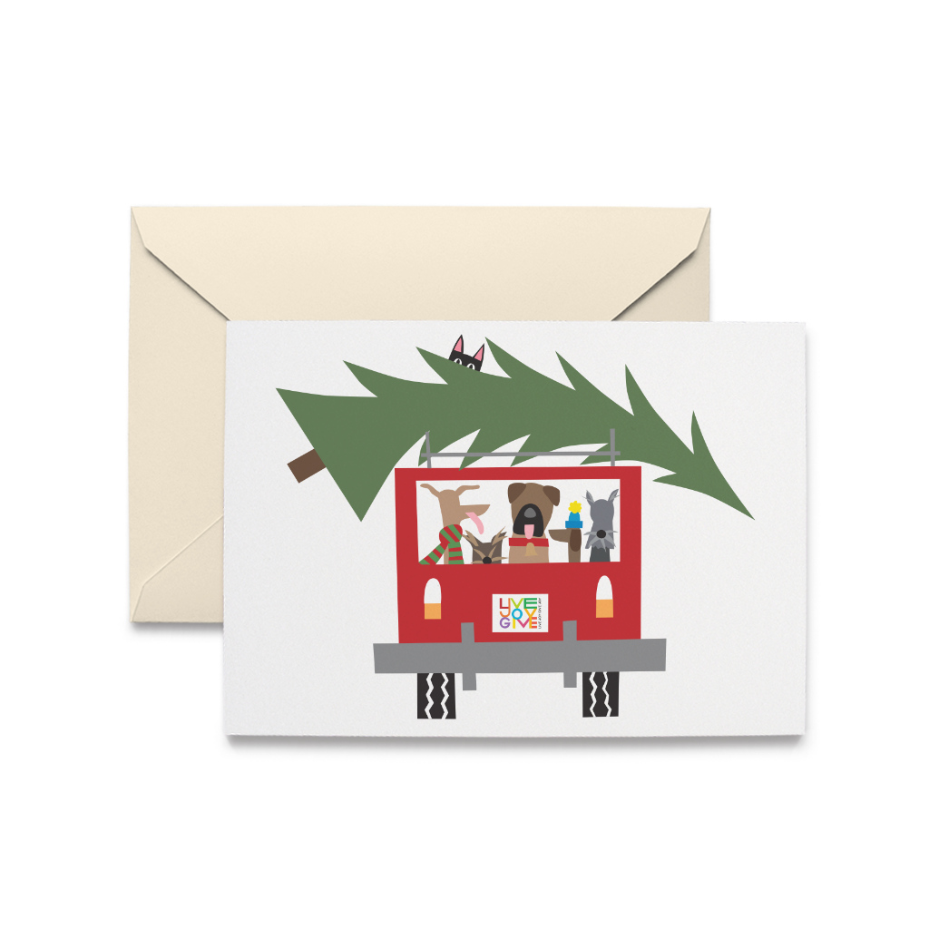 Tree Expedition Holiday Cards, Box of 10