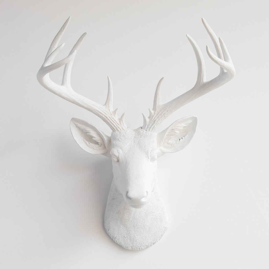 Faux Deer Head Sculpture Wall Mount