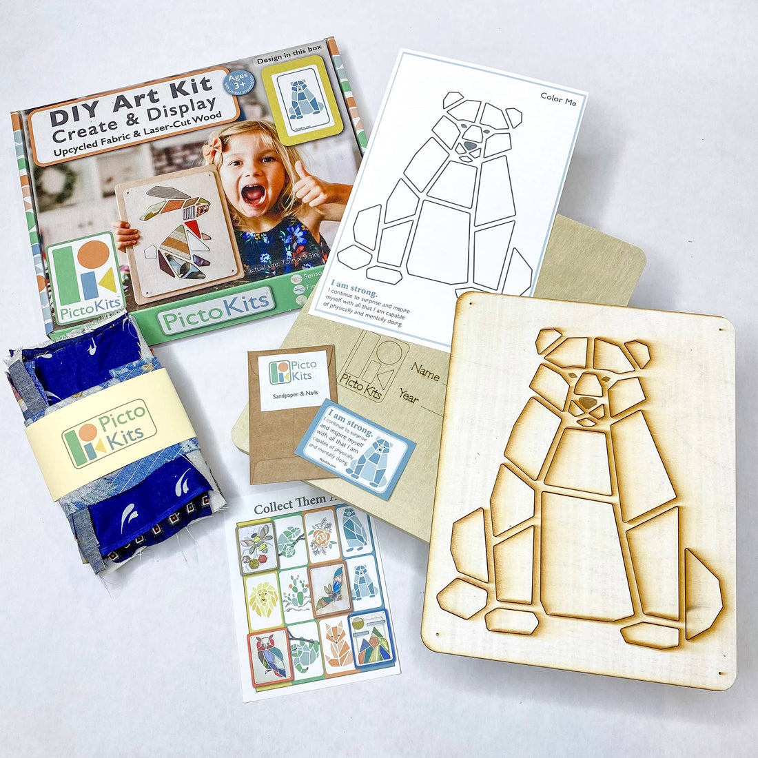 DIY Animal Art Kit - Bear