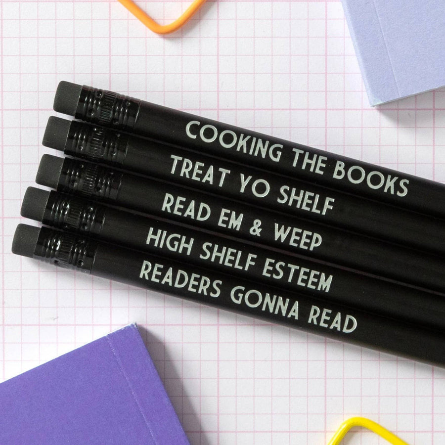 Booklover Pencil Set - Treat Yo Shelf